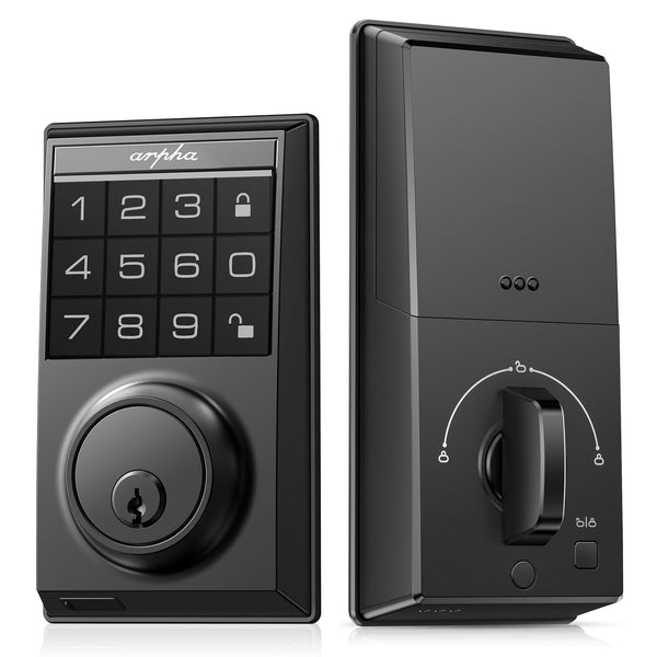 Arpha Smart Door Lock Deadbolt - Electronic Keypad Deadbolt Lock Anti-Peeping Password