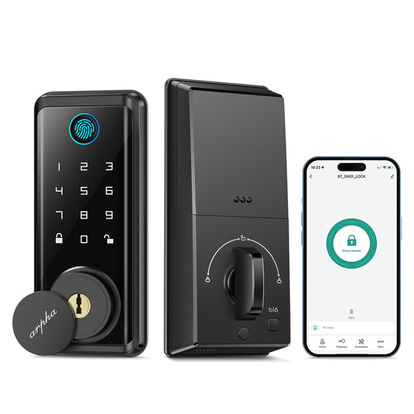 Arpha Fingerprint Door Lock 100 Code Touchscreen  16 Anti-Peeking Passwords