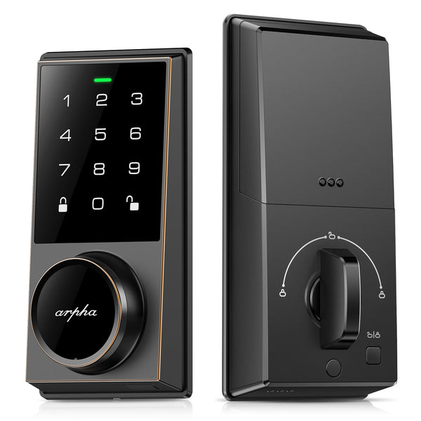 Arpha Keyless Entry Door Lock Anti-Peeping Password Touchscreen Door Lock Code